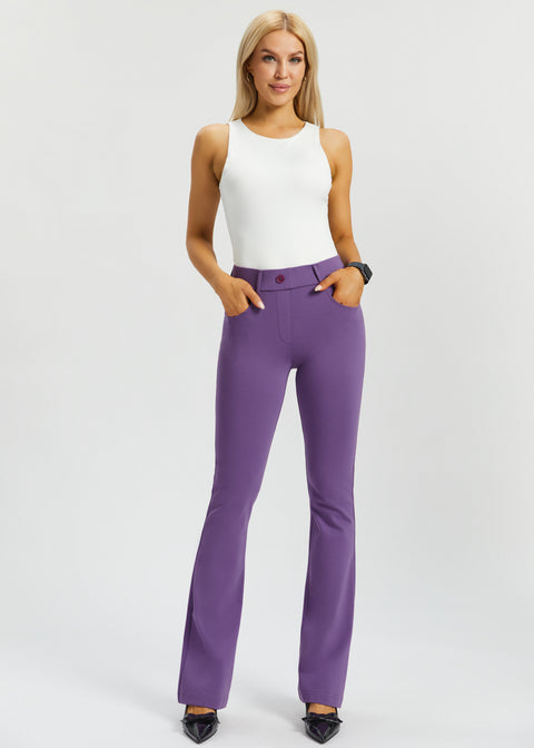 PRESALE ⏰ 7-Pocket DPYP™ Dress Pant Yoga Pant | Bootcut (Grape)