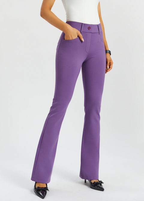 PRESALE ⏰ 7-Pocket DPYP™ Dress Pant Yoga Pant | Bootcut (Grape)