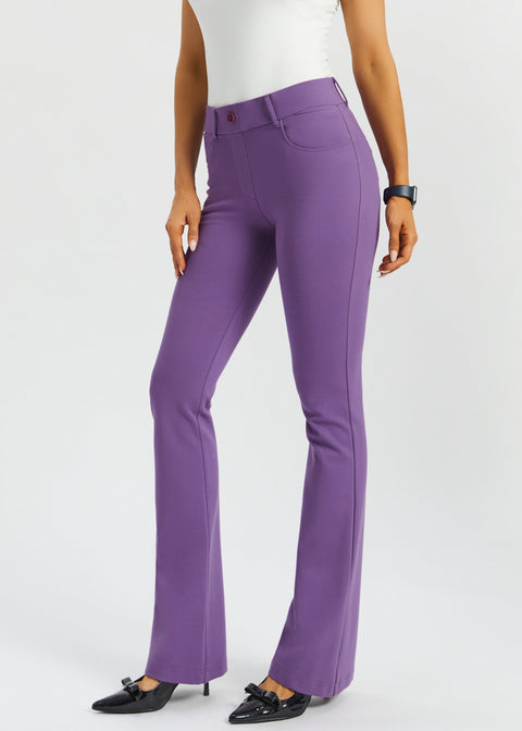 PRESALE ⏰ 7-Pocket DPYP™ Dress Pant Yoga Pant | Bootcut (Grape)