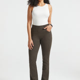 PRESALE ⏰ 7-Pocket DPYP™ Dress Pant Yoga Pants | Bootcut (Heather Brown)