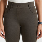 PRESALE ⏰ 7-Pocket DPYP™ Dress Pant Yoga Pants | Bootcut (Heather Brown)