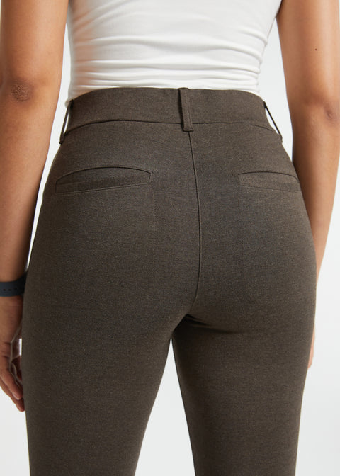 PRESALE ⏰ 7-Pocket DPYP™ Dress Pant Yoga Pants | Bootcut (Heather Brown)