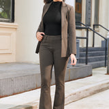 PRESALE ⏰ 7-Pocket DPYP™ Dress Pant Yoga Pants | Bootcut (Heather Brown)