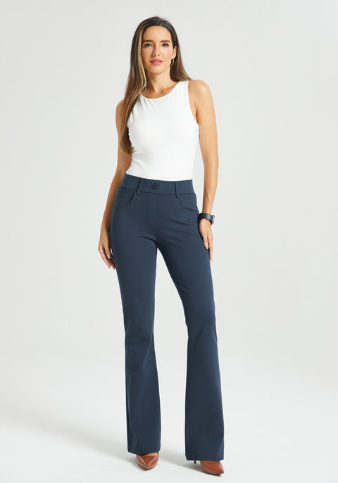 ⏰ PRESALE | 7-Pocket Dress Pant Yoga Pant | Bootcut (Navy)