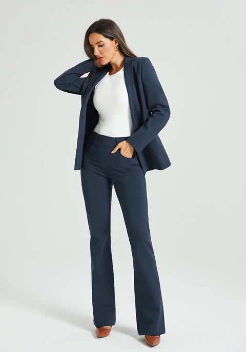 ⏰ PRESALE | 7-Pocket Dress Pant Yoga Pant | Bootcut (Navy)