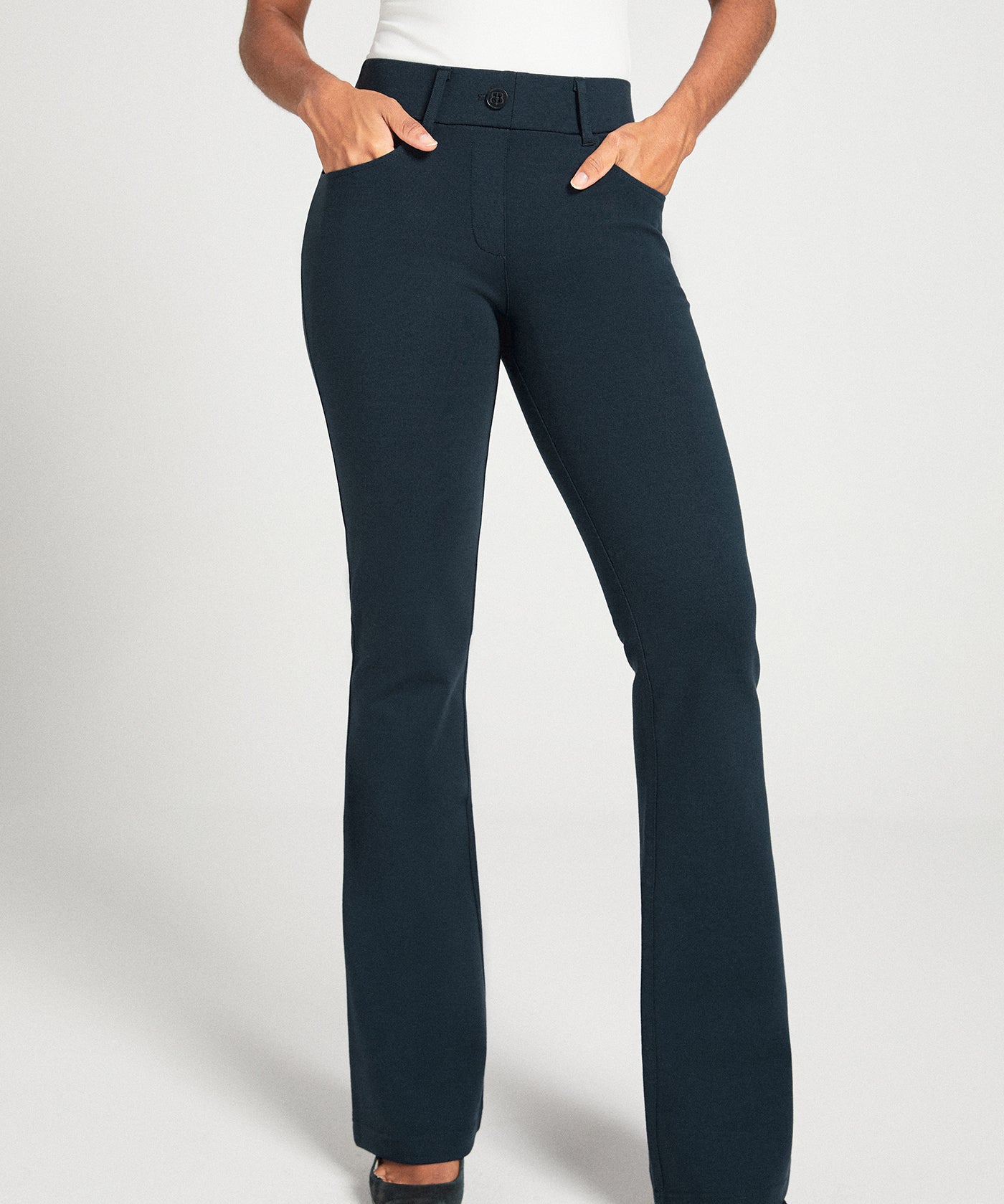 7-Pocket DPYP™ Dress Pant Yoga Pant | Bootcut (Navy)