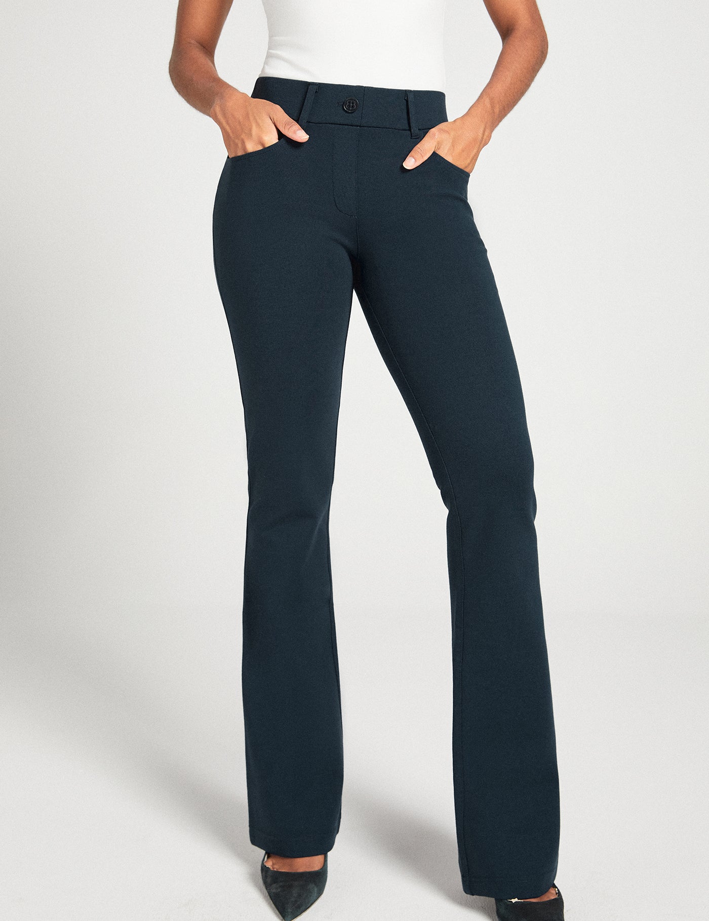 7-Pocket DPYP™ Dress Pant Yoga Pant | Bootcut (Navy)