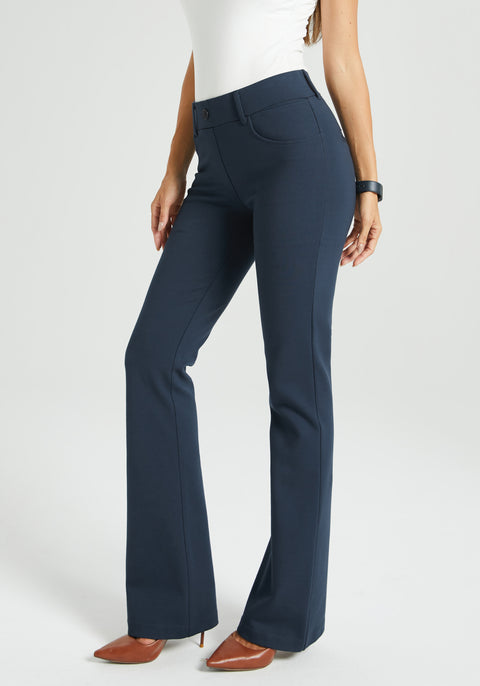 ⏰ PRESALE | 7-Pocket Dress Pant Yoga Pant | Bootcut (Navy)