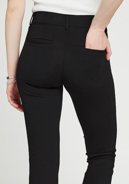7-Pocket Dress Pant Yoga Pant | Bootcut (Black) | Betabrand