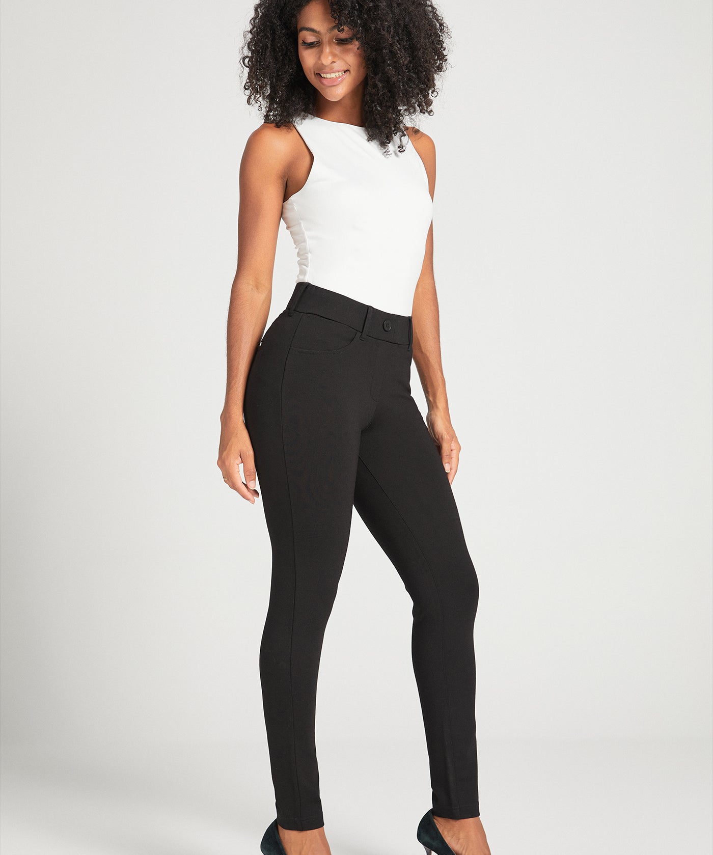 7-Pocket DPYP™ Dress Pant Yoga Pant | Skinny (Black)