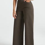 PRESALE ⏰ 7-Pocket High-Waist DPYP™ Dress Pant Yoga Pants | Wide (Heather Brown)