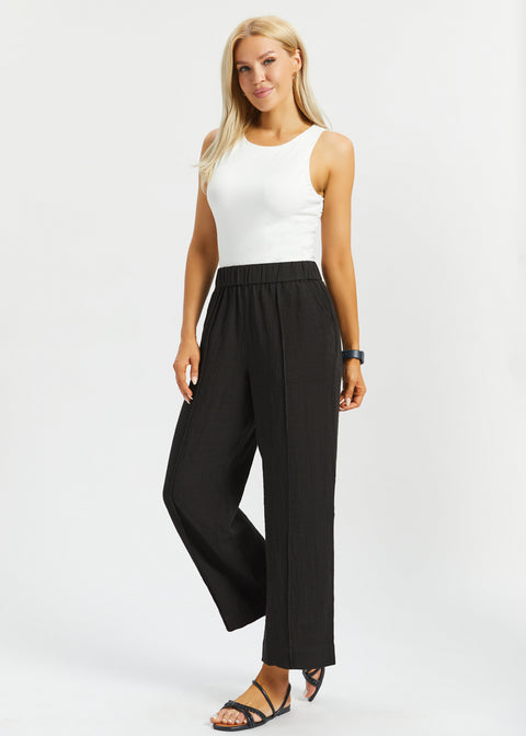 Camp Pant | Linenette (Black)