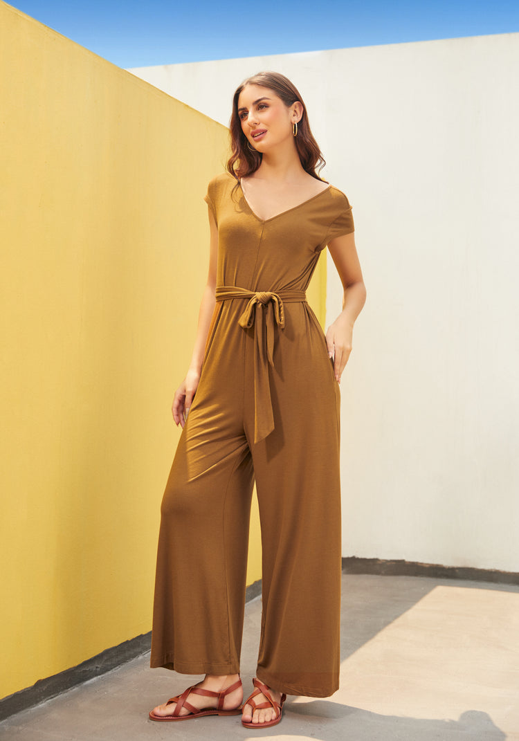 Day to Night Jumpsuit (Nutmeg)