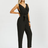 Drift Jumpsuit | Linenette (Black)