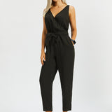 Drift Jumpsuit | Linenette (Black)