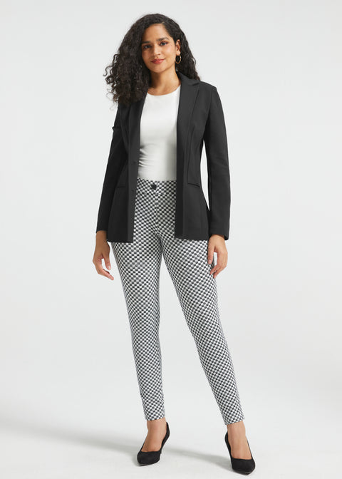 PRESALE ⏰ Classic DPYP™ Dress Pant Yoga Pant | Skinny (Black Ivory Catstooth)