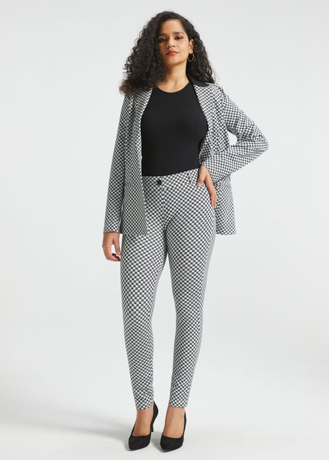 PRESALE ⏰ Classic DPYP™ Dress Pant Yoga Pant | Skinny (Black Ivory Catstooth)