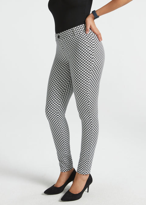 PRESALE ⏰ Classic DPYP™ Dress Pant Yoga Pant | Skinny (Black Ivory Catstooth)