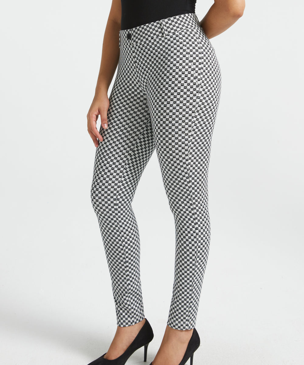 PRESALE ⏰ Classic DPYP™ Dress Pant Yoga Pant | Skinny (Black Ivory Catstooth)