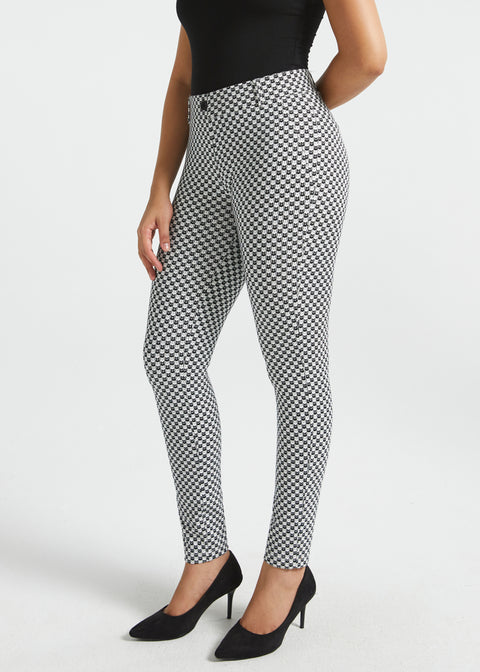PRESALE ⏰ Classic DPYP™ Dress Pant Yoga Pant | Skinny (Black Ivory Catstooth)