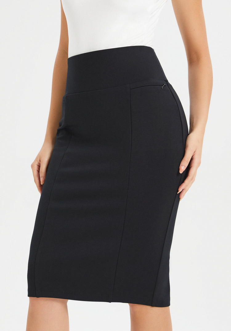 Power Down Pencil Skirt (Black)