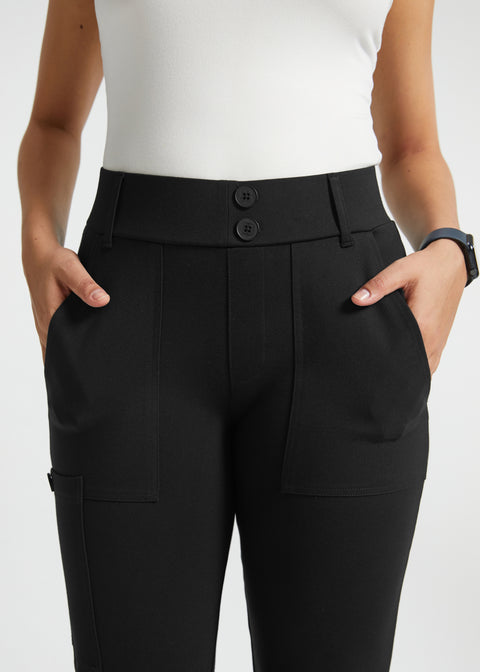 PRESALE ⏰ Parker Utility DPYP™ Dress Pant Yoga Pants | Straight (Black)
