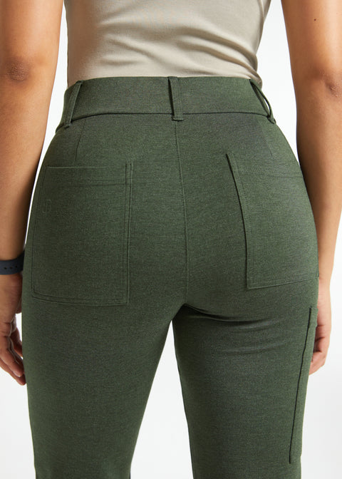 PRESALE ⏰ Parker Utility DPYP™ Dress Pant Yoga Pants | Straight (Heather Olive)