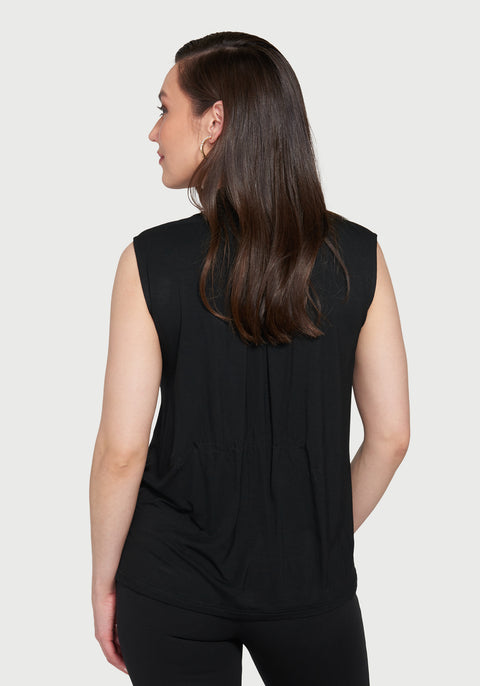 Surplus Sleeveless Tunic (Black)