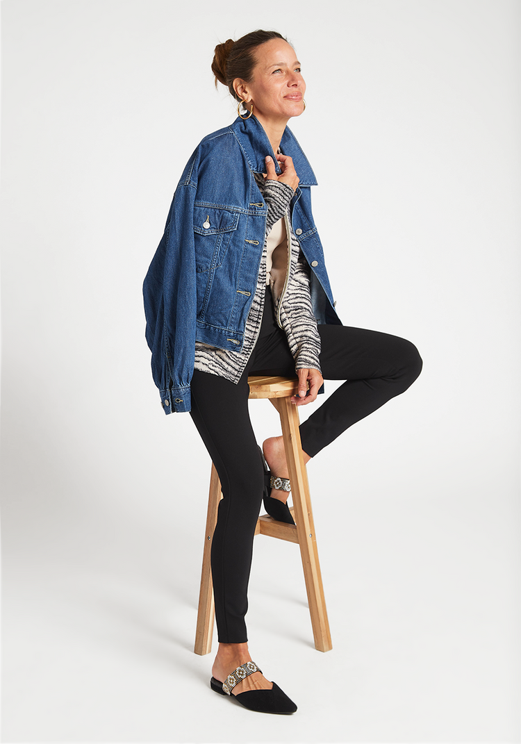 Skinny Leg Classic Dress Pant Yoga Pants Black Betabrand