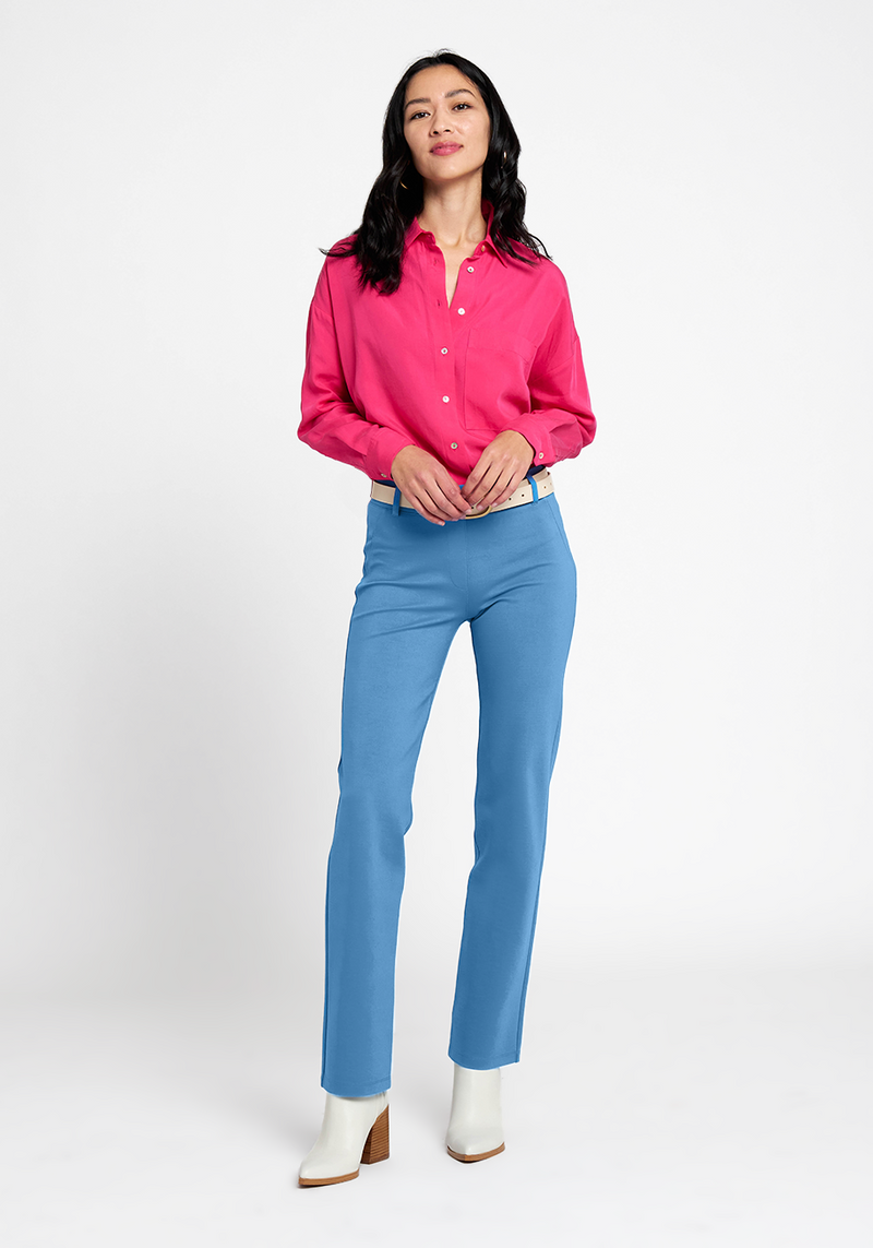 Classic Dress Pant Yoga Pant | Straight (Tide Pool)