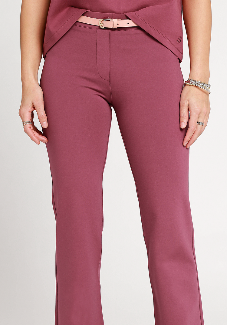 Classic Dress Pant Yoga Pant | Bootcut (Mauve)