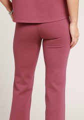 Classic Dress Pant Yoga Pant | Bootcut (Mauve)