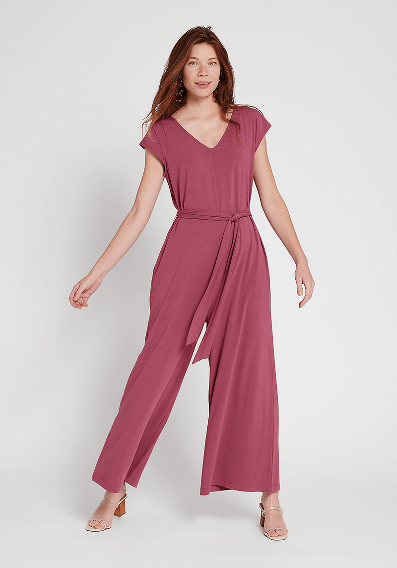Day to Night Jumpsuit (Mauve)