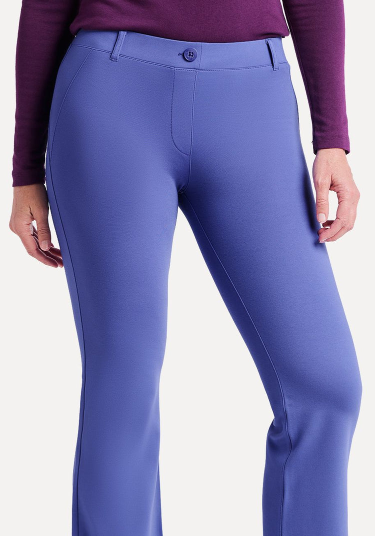 Boot Cut Two Pocket Dress Pant Yoga Pants Blue Iris Betabrand