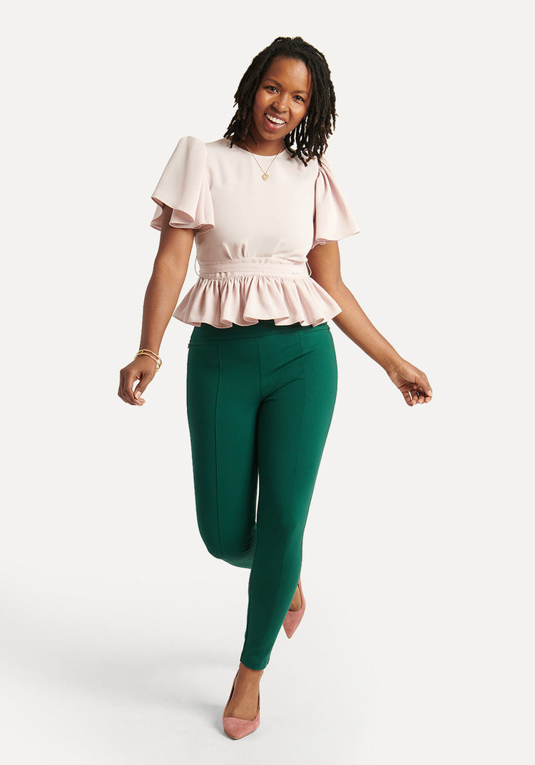 Skinny Leg Power Down Pants Botanical Betabrand